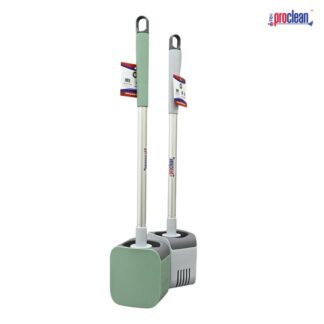 Proclean  Regular Toilet Bowl Brush with Holder_TB-0759 , Multicolor Toilet Brush Plastic Household Wash Toilet Brush Long Handle Wall-Mounted Cleaning Set Durable Toilet Brush Bat