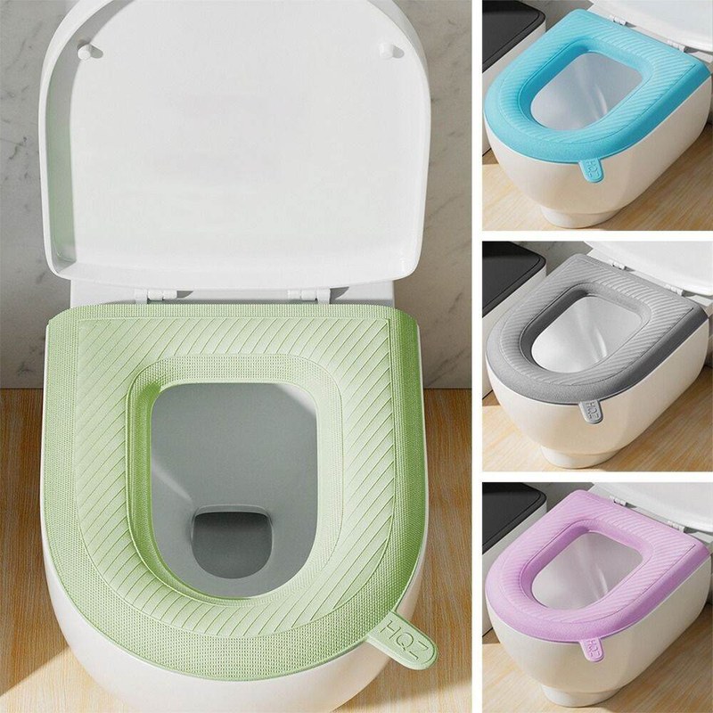 Bathroom Accessories Soft Toilet Seat Toilet Cover Toilet Seat Closestool Mat multicolor