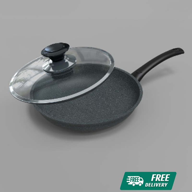 RFL Topper TPR NS Marble Coated Fry Pan With Lid IB 22 CM 629368