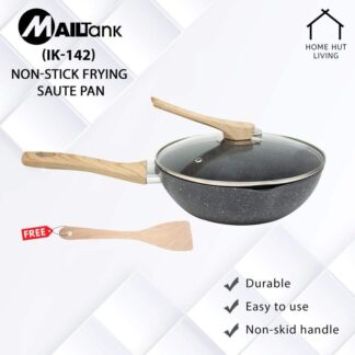 Marble Coated Sauté Pan Non-Stick Cookware Set Frying Pan 26 cm (IK142)
