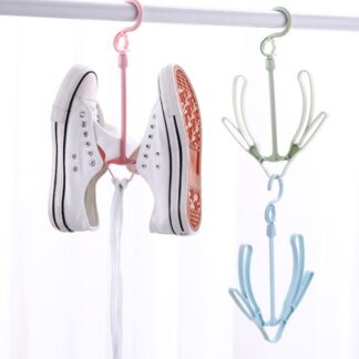 Multifunctional Shoe Rack for Drying Hanger | Home Shoe Shelf Stand Creative Shoe Storage Organizer Hook | Windproof Drying Hanger