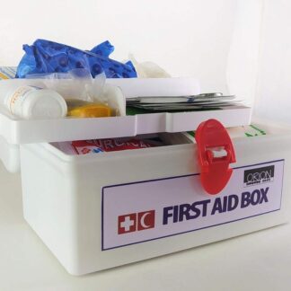 First Aid Kit Box with  150+ First Aid  kits / Medicine Box For home, office & School. - Medicine Box