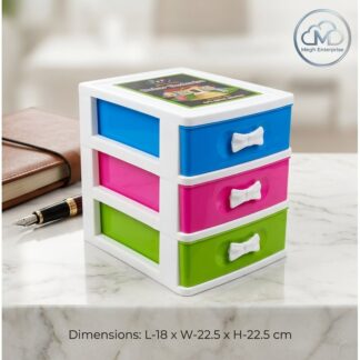 Plastic Mini Organizer 3 steps