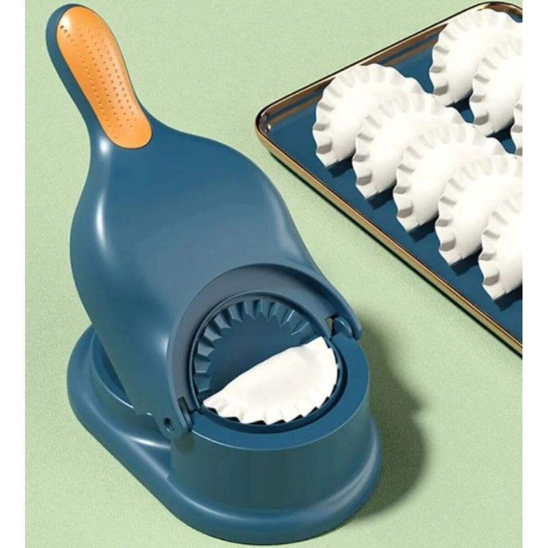 2-In-1 Plastic Manual Dumpling Momo Maker Mold - Easily Make Dumplings At Home With This Dumpling Maker