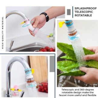 Multicolor PP + PVC Water Faucet With Nozzle, For Kitchen